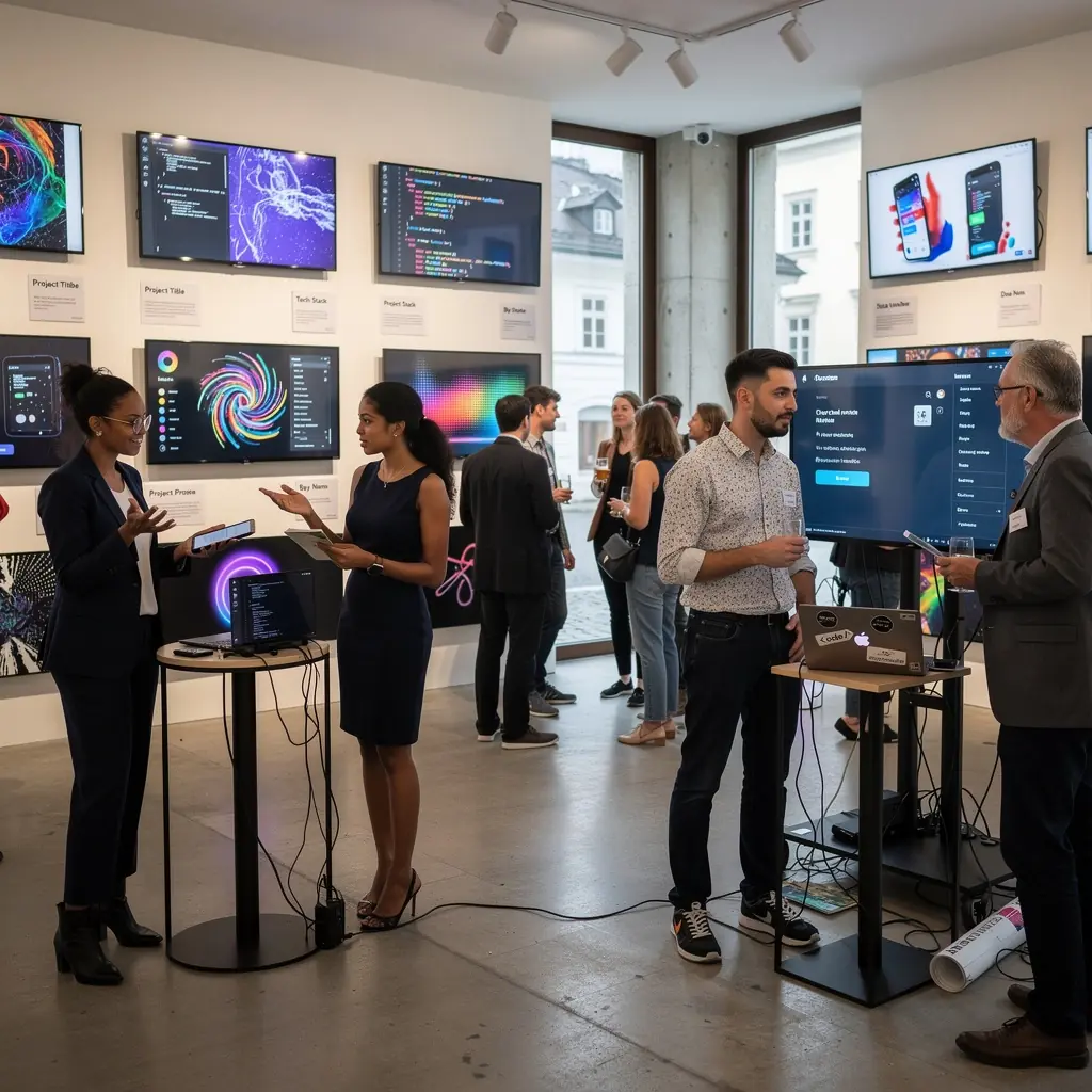 Ein Screenshot einer interaktiven Lernplattform, die Programmierkurse und Übungen zeigt.